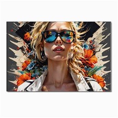 Colorful Model Postcards 5  X 7  (pkg Of 10) by Sparkle