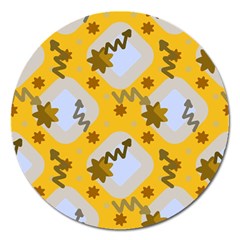 Art Pattern Design Background Magnet 5  (round) by Proyonanggan
