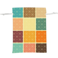 Square Cube Shape Colourful Lightweight Drawstring Pouch (xl) by Proyonanggan