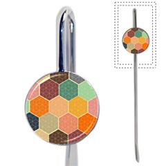 Abstract Hex Hexagon Grid Pattern Honeycomb Book Mark by Proyonanggan