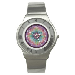 Orange3 Pattern 4 Stainless Steel Watch by 2607694c