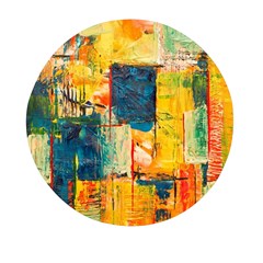 Wall Art Mini Round Pill Box by Azkajaya