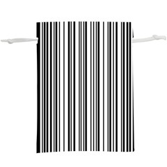 Barcode Pattern Lightweight Drawstring Pouch (xl) by Ket1n9