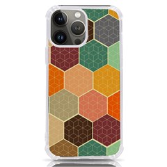 Hexagonal Pattern Vector Iphone 13 Pro Max Tpu Uv Print Case by Loisa77