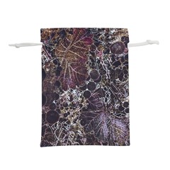 Grapevine Symphony Print Pattern Bk Lightweight Drawstring Pouch (l) by dflcprintsclothing
