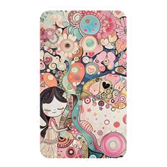 Whimsical Colorful Young Girl Memory Card Reader (rectangular) by Loisa77