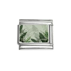 Banana Leaf Plant Pattern Italian Charm (9mm) by anzea