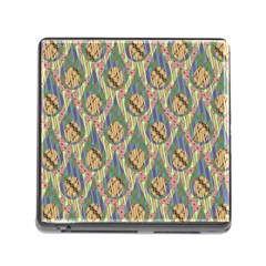 Tribal Background Boho Batik Memory Card Reader (square 5 Slot) by anzea