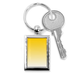 Gradient  Green, Yellow Key Chain (rectangle) by 2607694c