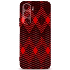 Muster Rot Schwarz Samsung Galaxy S24 Plus 6 7 Inch Black Tpu Uv Case by 2607694c