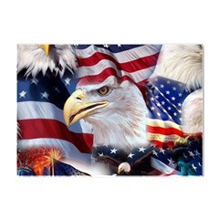 United States Of America Images Independence Day Crystal Sticker (a4) by Ket1n9