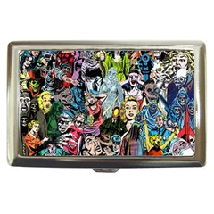 Vintage Horror Collage Pattern Cigarette Money Case by Ket1n9