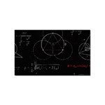 Math Board Circuit Circuits Computer Shield Tech Technology Sticker (Rectangular) Front