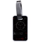 Math Board Circuit Circuits Computer Shield Tech Technology Luggage Tag (two sides) Back