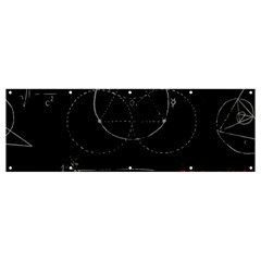 Math Board Circuit Circuits Computer Shield Tech Technology Banner And Sign 12  X 4  by Loisa77