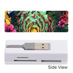 Monkey Tiger Bird Parrot Forest Jungle Style Memory Card Reader (Stick) Front