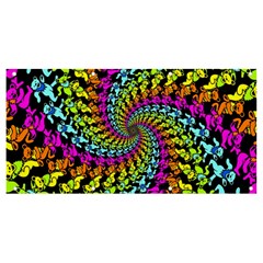 3d Grateful Dead 90 s Neon Dancing Bears Banner And Sign 8  X 4  by Perong