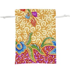 Batik Indonesian Culture Indonesia Authentic Lightweight Drawstring Pouch (xl) by Perong