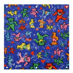 Grateful Dead Bears Banner And Sign 4  X 4  by Perong