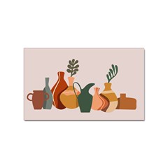 Drawing Botanical Sticker Rectangular (100 Pack) by Perong