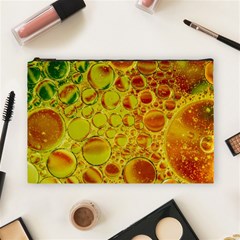Oil Drop Water Oil Abstract Oily Cosmetic Bag (large) by Salmanaz77