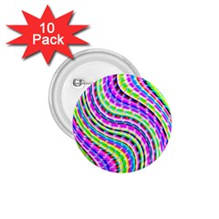 Neon Trippy Swirls Twirls Design 1 75  Buttons (10 Pack) by Salmanaz77