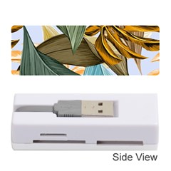 Monstera Palm Leaves Plants Memory Card Reader (stick) by Paksenen