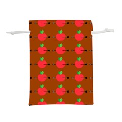 Apple Arrow Pattern Design Drawing Lightweight Drawstring Pouch (m) by Proyonanggan