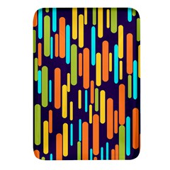 Illustration Abstract Line Rectangular Glass Fridge Magnet (4 Pack) by anzea