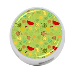 Art Fruits Pattern 4-port Usb Hub (one Side) by Maspions