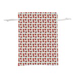Kawaii Jam Pattern Aqua Lightweight Drawstring Pouch (M) Back