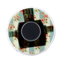 Stripes, Rose,  Texture, Flower, Paper On-the-go Memory Card Reader by kyorashop23