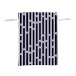 Texture, Stripes, Pattern Lightweight Drawstring Pouch (S) Back