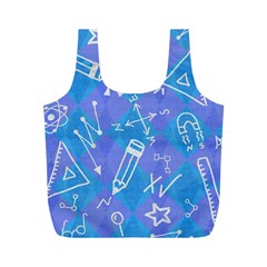 Background Abstract Texture Pattern Full Print Recycle Bag (m) by Posterlux