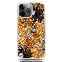 Leaf Yellow Point Flower White Iphone 13 Pro Max Tpu Uv Print Case by Grandong