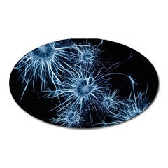 Neurons Brain Cells Structure Oval Magnet by anzea