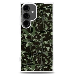 Hunting Motif Camouflage Pattern Print Bk Samsung Galaxy S24 Plus 6 7 Inch Tpu Uv Case by dflcprintsclothing