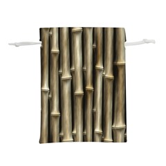 Bamboo Grass Lightweight Drawstring Pouch (l) by anzea