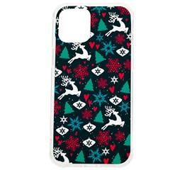 Holiday Season Pattern December Happy Holidays Merry Christmas Winter Family Festive New Year Iphone 12 Pro Max Tpu Uv Print Case by Maspions