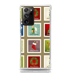 Christmas Stamp Pattern Samsung Galaxy Note 20 Ultra Tpu Uv Case by Maspions
