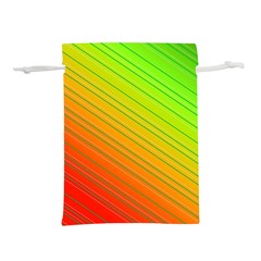 Orange Green Gradient Hunter Lightweight Drawstring Pouch (m) by Dutashop