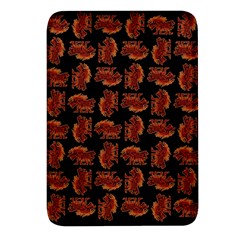 Fantasy Skeleton Dragon Hand Drawn Motif Seamless Pattern Bk Rectangular Glass Fridge Magnet (4 Pack) by dflcprintsclothing