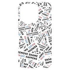 Embrace The Magic Inspirational Phrase Pattern Iphone 14 Pro Black Uv Print Case by dflcprintsclothing