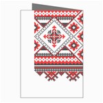Retro Knitting Patterns Seamless Greeting Cards (Pkg of 8) Right