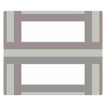 Minimal Mixed Abstract Lines Print Copia Premium Plush Fleece Blanket (Small) 50 x40  Blanket Front