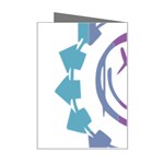 Blink 182 logo Mini Greeting Card Right