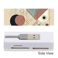 Boho Abstract Architecture Memory Card Reader (stick) by Bedest