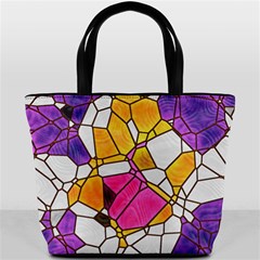 Architecture Glass Abstract Pattern Bucket Bag by Bedest