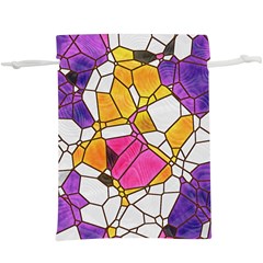 Architecture Glass Abstract Pattern Lightweight Drawstring Pouch (xl) by Bedest