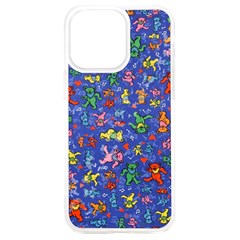 Grateful Dead Dancing Bears Pattern Iphone 15 Plus Tpu Uv Print Case by Salmanaz77